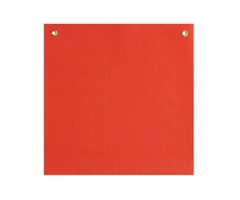 Drapeau en maille de vinyle orange