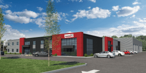 Modern commercial building reno-victo- CAMIONS BL